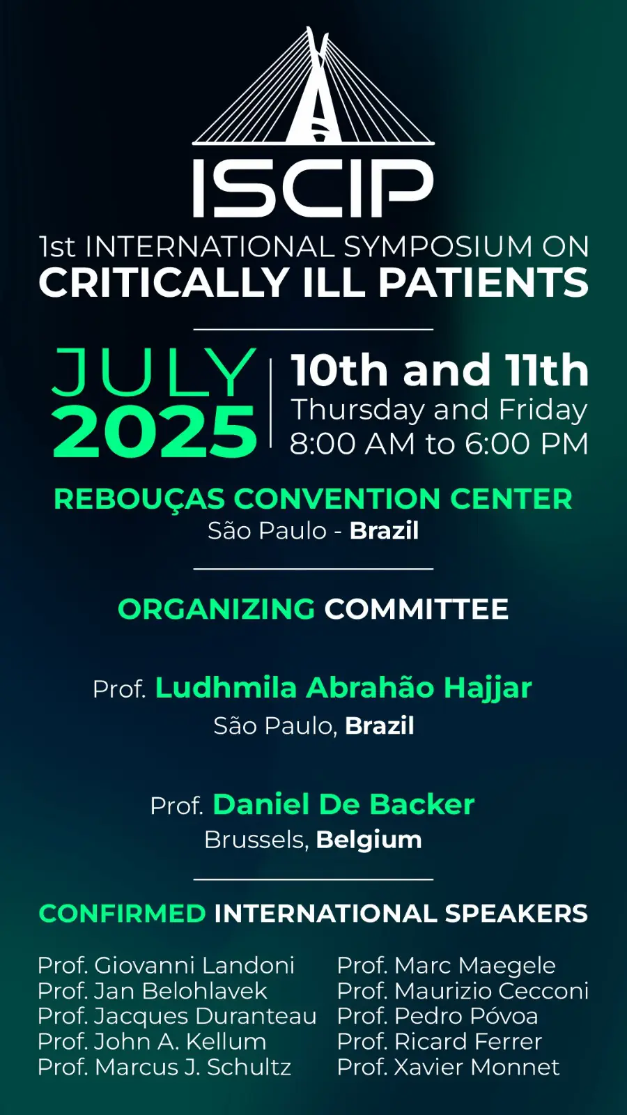 1st International symposium on Critically Ill Patients